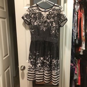 Black and white dress